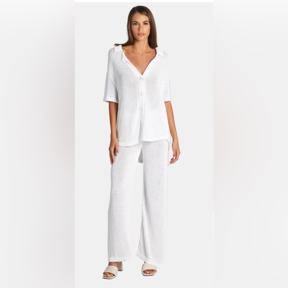 OW Collection Olivia Crochet Pants and Top